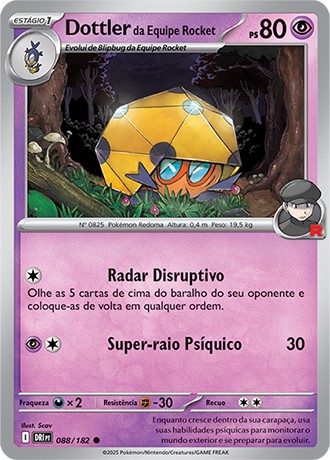88 / 182 - Team Rocket's Dottler