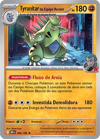 96 / 182 - Team Rocket's Tyranitar