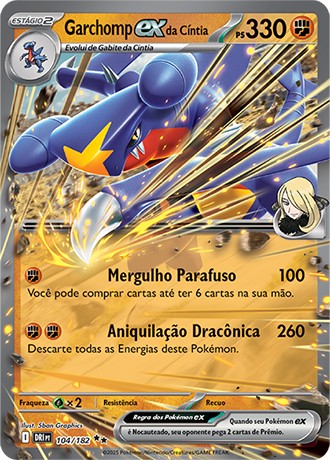 104 / 182 - Cynthia's Garchomp ex