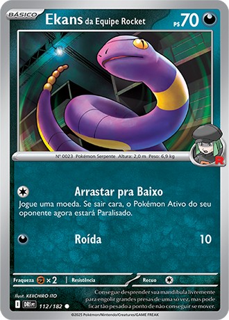 112 / 182 - Team Rocket's Ekans