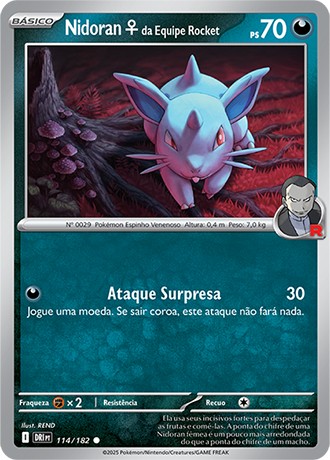 114 / 182 - Team Rocket's Nidoran♀