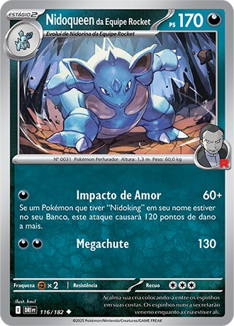 116 / 182 - Team Rocket's Nidoqueen