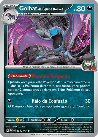 121 / 182 - Team Rocket's Golbat
