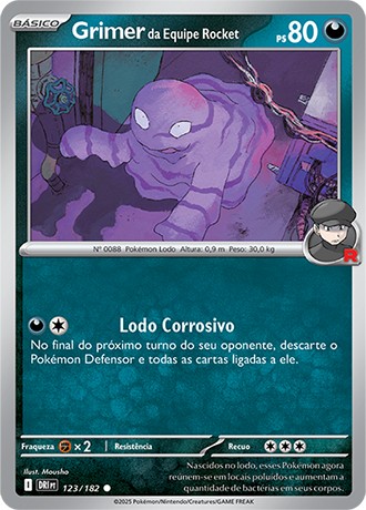 123 / 182 - Team Rocket's Grimer