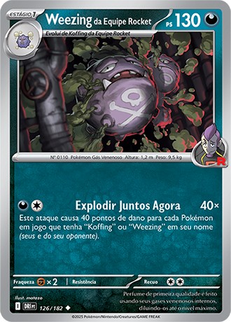 126 / 182 - Team Rocket's Weezing