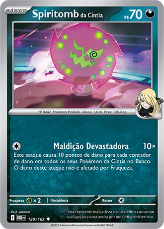 129 / 182 - Cynthia's Spiritomb