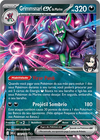 136 / 182 - Marnie's Grimmsnarl ex