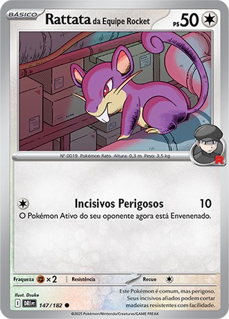 147 / 182 - Team Rocket's Rattata