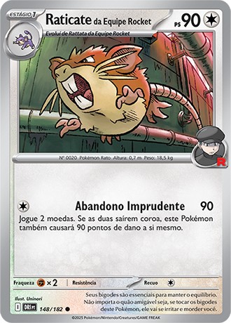 148 / 182 - Team Rocket's Raticate