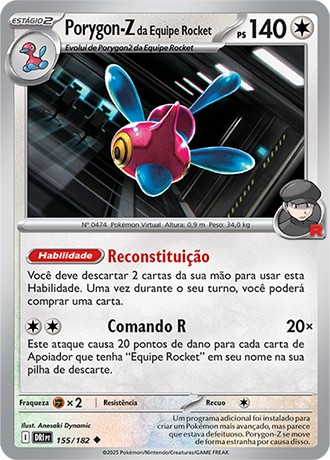 155 / 182 - Team Rocket's Porygon-Z