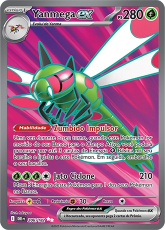 Carta Yanmega ex (206 / 182)