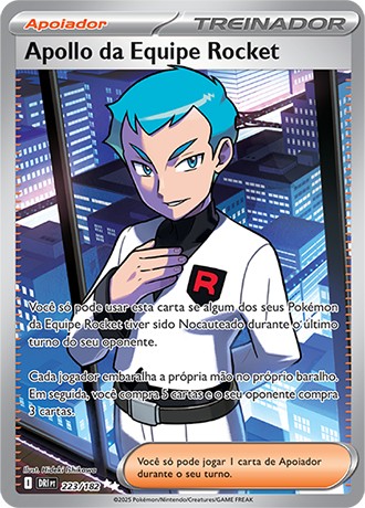 Carta Apollo da Equipe Rocket (223 / 182)