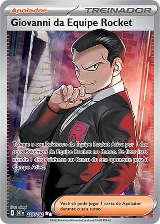 Carta Giovanni da Equipe Rocket (225 / 182)