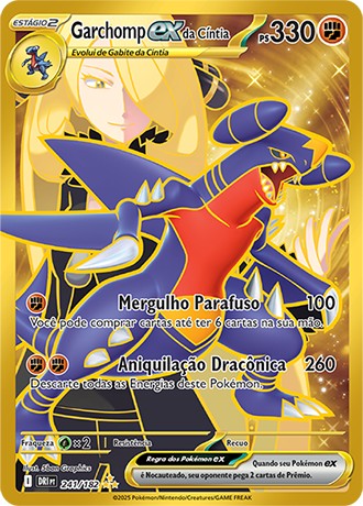 Carta Garchomp ex da Cíntia (241 / 182)