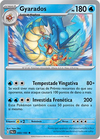 Carta Gyarados (43 / 193)