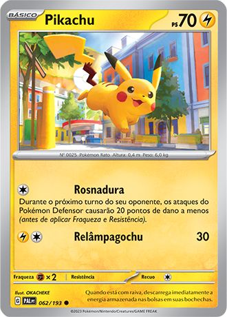 Carta Pikachu (62 / 193)