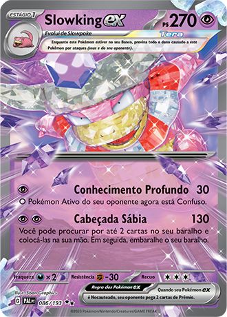 Carta Slowking ex (86 / 193)