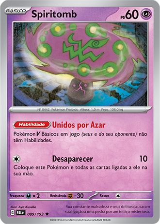 Carta Spiritomb (89 / 193)