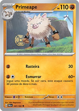 Carta Primeape (107 / 193)