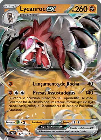 Carta Lycanroc ex (117 / 193)