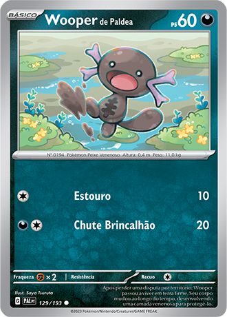 Carta Wooper de Paldea (129 / 193)