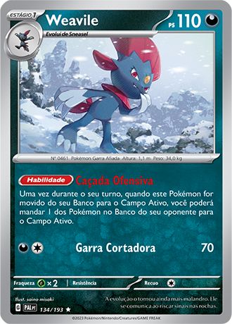 Carta Weavile (134 / 193)