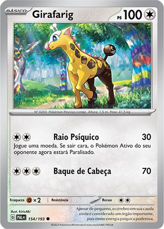 Carta Girafarig (154 / 193)