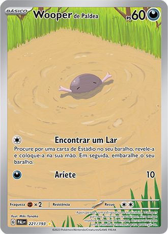 Carta Wooper de Paldea (221 / 193)