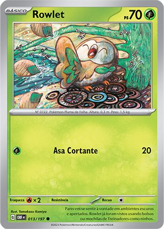 Carta Rowlet (13 / 197)