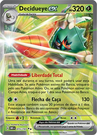 Carta Decidueye ex (15 / 197)