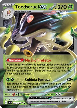 Carta Toedscruel ex (22 / 197)