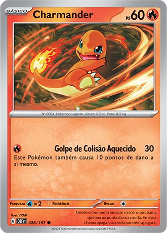 Carta Charmander (26 / 197)