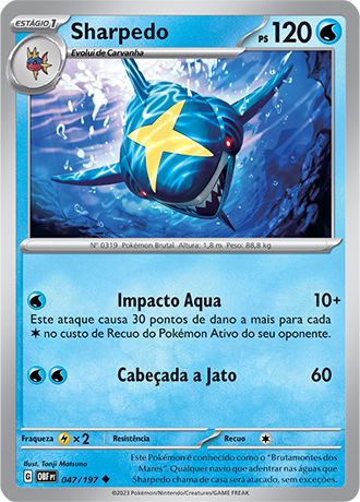 Carta Sharpedo (47 / 197)