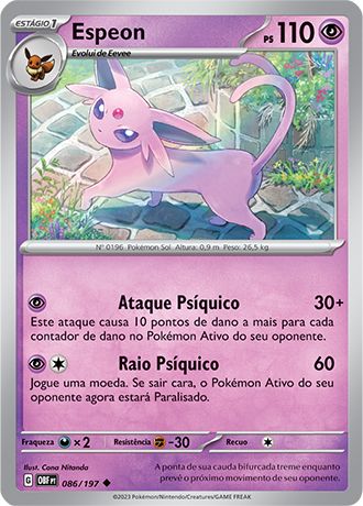 Carta Espeon (86 / 197)