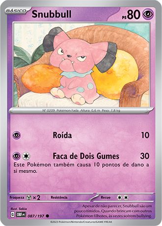 Carta Snubbull (87 / 197)