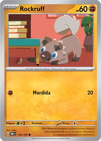 Carta Rockruff (116 / 197)