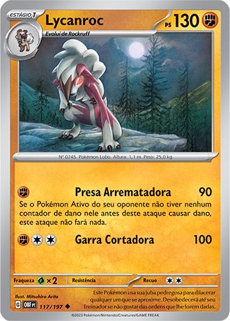 Carta Lycanroc (117 / 197)