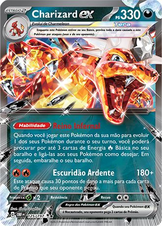 Carta Charizard ex (125 / 197)