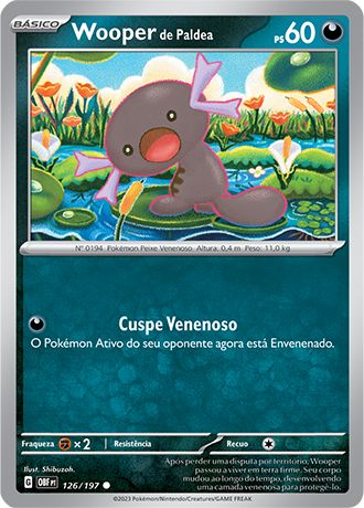 Carta Wooper de Paldea (126 / 197)