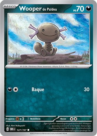 Carta Wooper de Paldea (127 / 197)