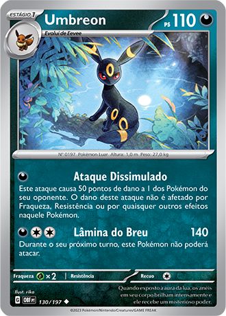 Carta Umbreon (130 / 197)