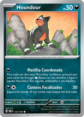 Carta Houndour (131 / 197)