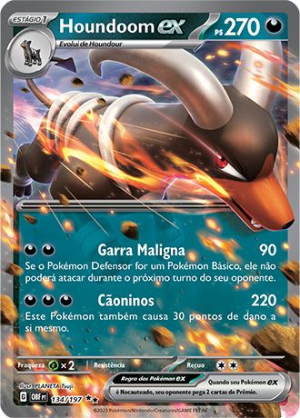 Carta Houndoom ex (134 / 197)