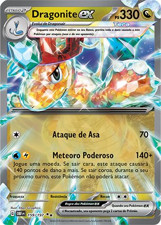 Carta Dragonite ex (159 / 197)