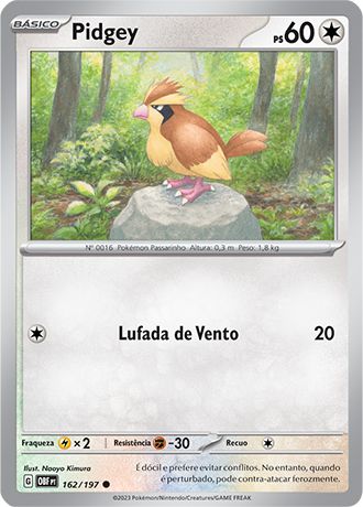 Carta Pidgey (162 / 197)