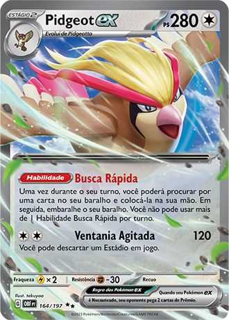 Carta Pidgeot ex (164 / 197)