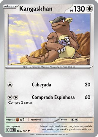 Carta Kangaskhan (165 / 197)