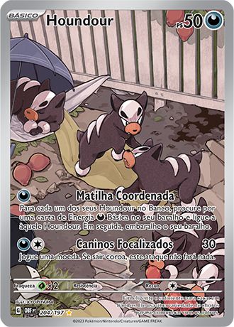 Carta Houndour (204 / 197)