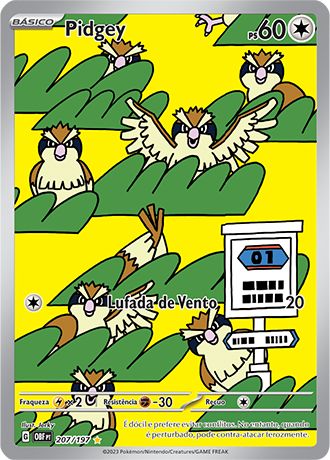 Carta Pidgey (207 / 197)