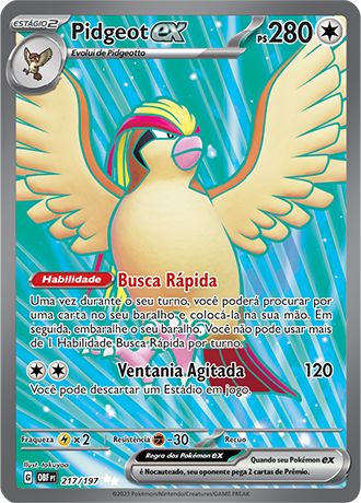 Carta Pidgeot ex (217 / 197)